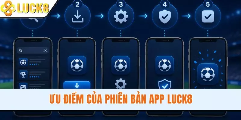 Ưu điểm của phiên bản app LUCK8